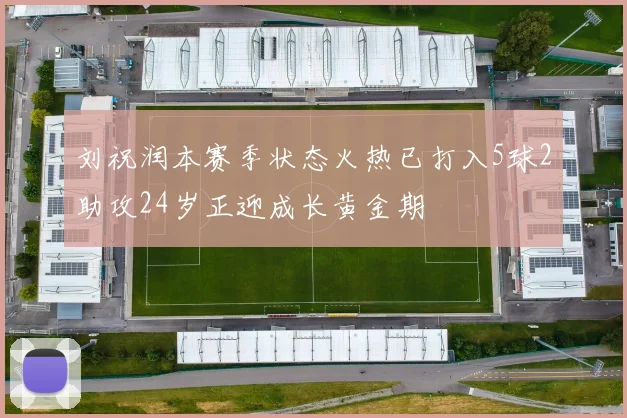 刘祝润本赛季状态火热已打入5球2助攻24岁正迎成长黄金期